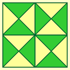 كم عدد المثلثات بهذا الشكل ؟