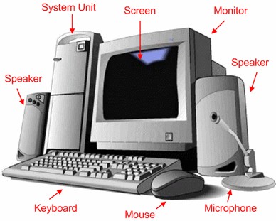 ما هي مكونات وقطع الحاسب الآلي